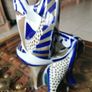 Vintage Sargadelos As San Lucas Horses Porcelain Sculpture  Galicia Spain Image 3