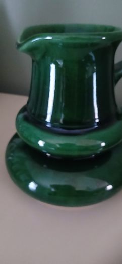 West German Green Glazed Watering Jug