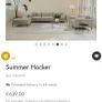 Woo Design 4.5 seater Zuiver Summer Sofa plus Hocker Image 6