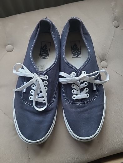 Vans size 8 Black & navy pair