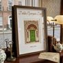 Dublin Georgian Door Laser Engraved Walnut Picture Frame with Gift box Image 6