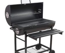 Charcoal Grill XXL Grills & Smoker Grill Trolley Charcoal Grill with Lid, Black Stainless Steel Grill CharcoalGrill.