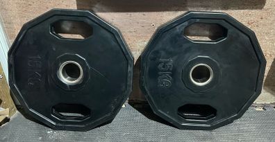 2 x 15Kg Olympic Weights