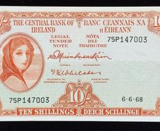 Ireland | 10 Shillings | 1968 | P.63a | 75 P 147003 | aUNC/UNC