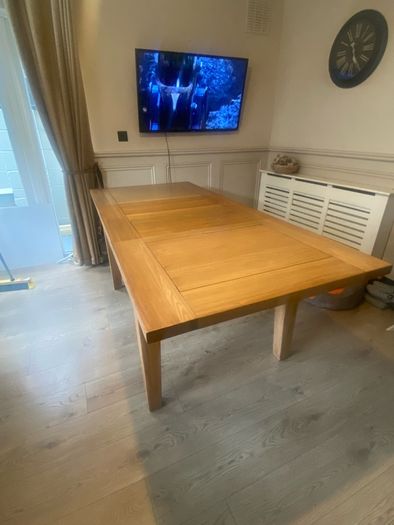 solid oak table