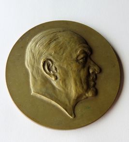 Franz Lehar Bronze Austro-Hungarian Medal 93 Grams 1931?