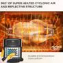 LED Digital Touch Screen Convection Air Fryer Oven Image 4