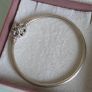 Pandora moments bangle sparkly snowflake claps in good condition small size Image 10
