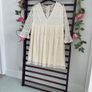 dress Bnwt cream lace mini dress grace & mila size small 10 Image 2