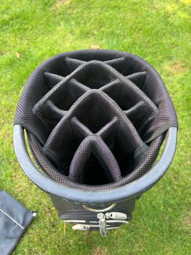 Leather Powerkaddy golf bag