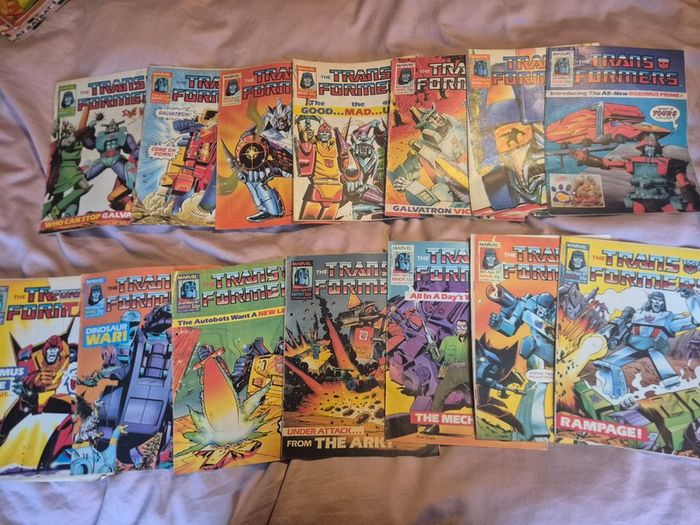 Vintage Marvel UK Transformers Comics 1980s  115 plus Issues  Annuals and Specials  Job Lot