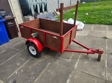 Single axel car trailer