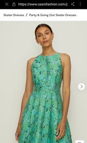 Brand New Oasis Jacquard Dress
