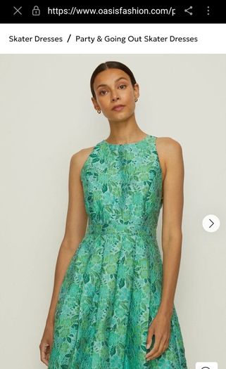 Brand New Oasis Jacquard Dress