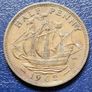 1962 Elizabeth II Half Penny Image 2