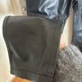 Soft leather straight leg trousers Image 2