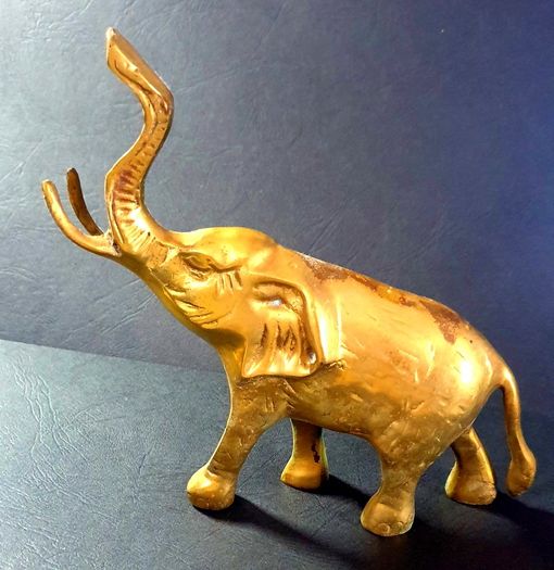 Vintage Brass Elephant