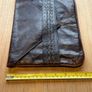 Vintage Leather Envelope Clutch / Underarm Bag Image 8