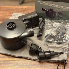 Electric air pump for camping