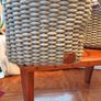 trio of baskets, cotton cable look, New England style, Image 3