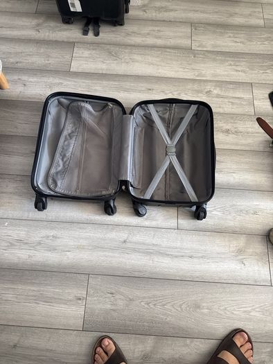 Black carryon suitcase