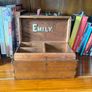Edwardian Oak Trinket/Jewellery Box Image 2