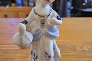 Vintage porcelain figurine woman