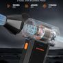 Compressed Air Duster-110000RPM Super Power Cordless Air Duster, 3-Gear Adjustable Mini Blower with Fast Charging, Dust Blower for Computer, Keyboard, House, Outdoor and Car Image 2