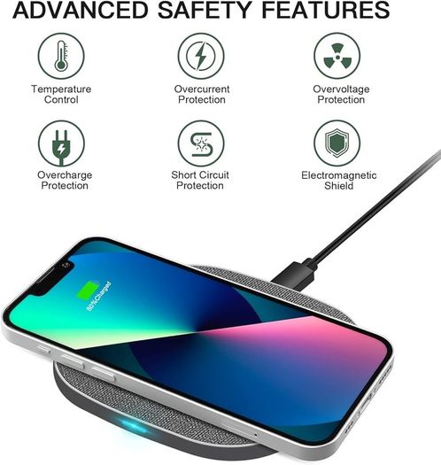 FREE EXPRESS SHIPPING Wireless Charger, Wireless Charging Pad for iPhone 15/14/13/12/11/Pro Max/XR/X/8 Plus,15W Max Fast Wireless Charger for Samsung Galaxy S21/S20/S10/S9/S8,HUAWEI Mate RS/P30 Pro and other Qi Phone