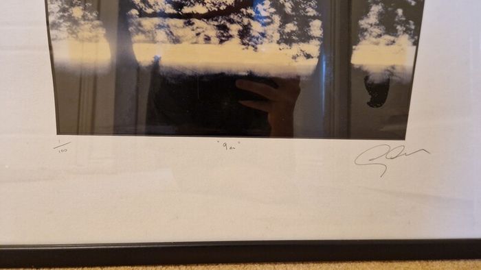 2 original signed framed photographs