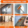 7.2m Telescopic Window Cleaner, Professional Window Cleaning Equipment with Extendable Window Cleaning Pole and 25cm Window Squeegee, Long Reach Window Cleaner Tool for Outdoor/Indoor Use Image 3