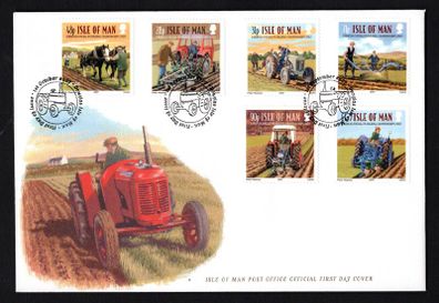 2007 Isle of Man European Vintage Ploughing Championships, Isle of Man Commemorative Stamps First Day Cover (FDC)