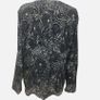 Daniel Hechter Ladies Black & White Long Sleeve Floral Print Blouse Uk 22 Includes Postage Image 3