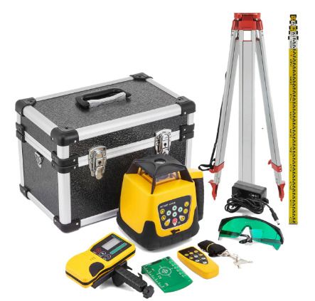 360 Degree Rotary Laser Level Kit with Tripod Sight Self-Leveling 500m Vertical Horizontal Scan Measurement Tool Construction