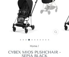 Cybex Mios silver cot and stroller