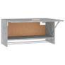 Wardrobe Concrete Grey 70x32.5x35 cm Chipboard Image 3