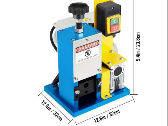 220v Wire Stripping Machine Automatic Cable Stripper Metal Recycle 1.5-25mm