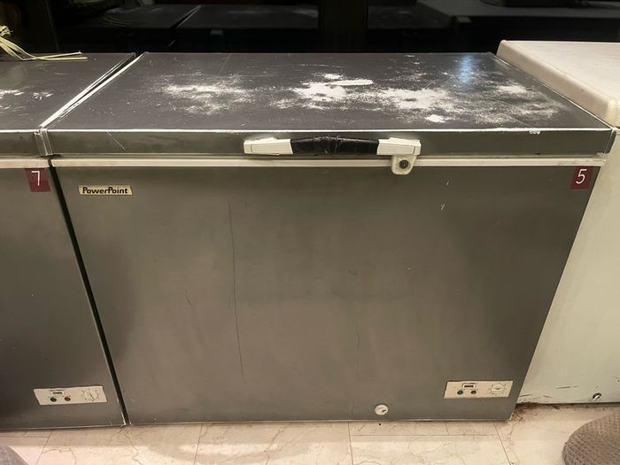 2 x Large Grey Chest Freezers - Working Perfectly