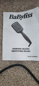 Babyliss diamond heated smoothing brush