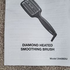 Babyliss diamond heated smoothing brush