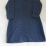 KEN bought in TK Maxx ladies knit style navy winter dress with beige detail size small 8 to 10 Image 3
