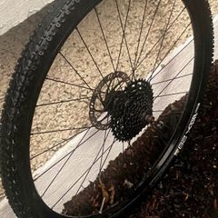 8spd 29er mountain bike wheel.