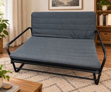 2 seater foldable sofa bed