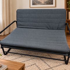 2 seater foldable sofa bed