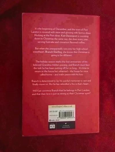 Beautifully Wrapped Christmas Book Gift