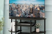 Simple Design Corner Entertainment Center, TV Console for TV up to 46 Inch, for Living Room, Bedroom, Espresso