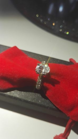 Sterling Silver Solitaire Ring