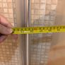 bathroom glass screen Image 5