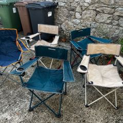 Camping chairs x 5
