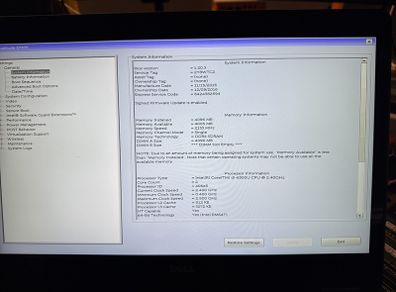Dell Latitude E7470 Touchsreen for parts or repair